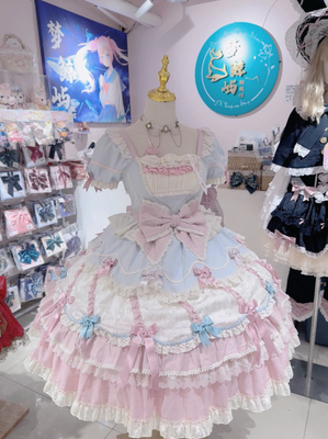 现货·纸杯蛋糕Lolita正腰op贴布Jsk花与珍珠匣原创洛丽塔正品