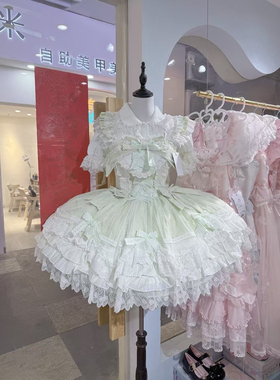 现货坠落天使连衣裙原创设计littlebutter小黄油可爱 doll 感花嫁