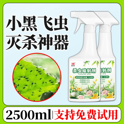 去除专杀养花卉小飞虫灭花盆里的有小黑飞虫灭杀虫剂怎么办神器药