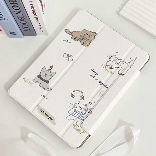 轻薄可爱ipad磁吸双面夹