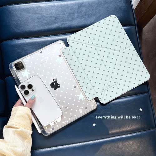 ipadpro全包透明代笔槽保护壳
