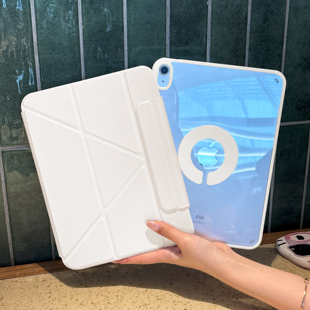 iPad11保护套新款 Air7适用苹果pro11寸保护壳720旋转Y折mini7磁吸拆分10代9透明air65平板13亚克力4防弯12.9
