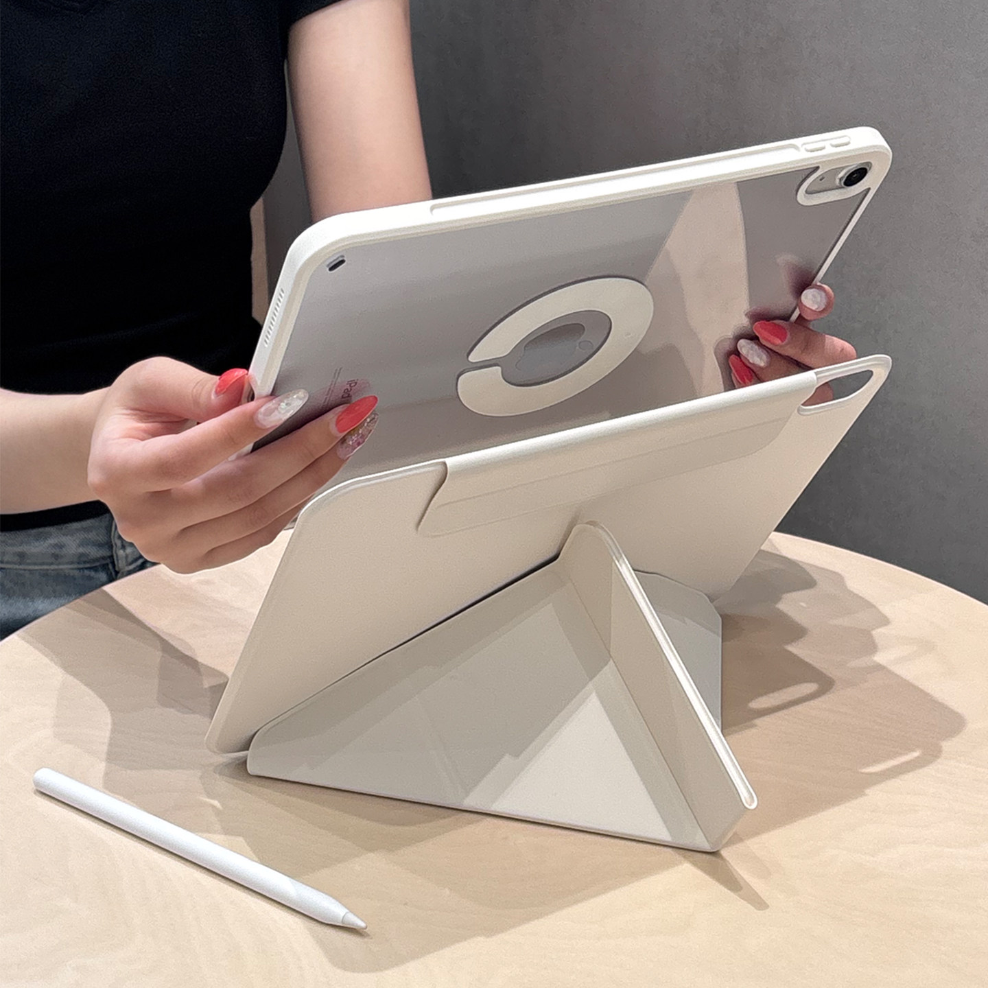 720旋转ipad11保护壳新款air8苹果ipadpro平板保护套mini7磁吸拆分10代九八ipadair7/6防弯摔13英寸5轻薄搭扣