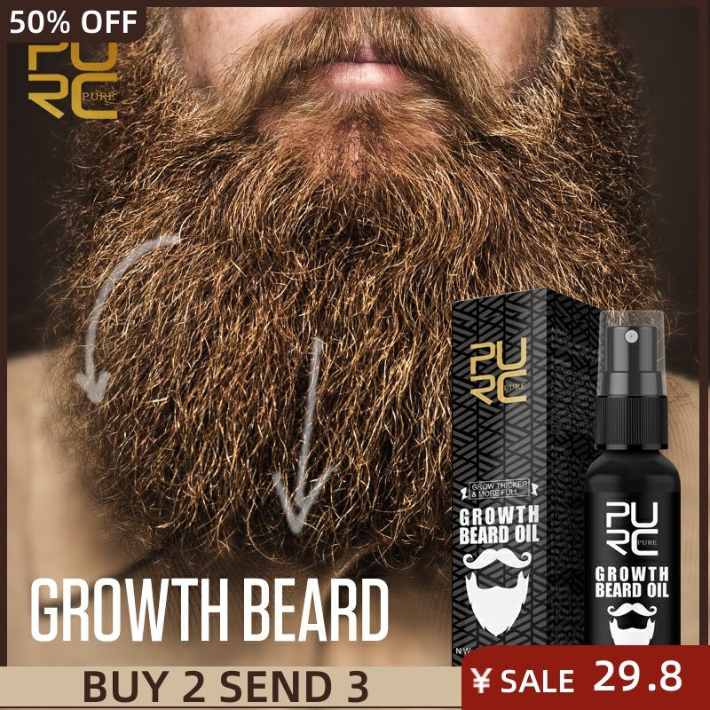 Growth Beard Oil Grow Beard Thicker & More Full Thicken Hair