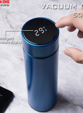 500ml vacuum cup Temperature Display Hot Water Bottle teacup