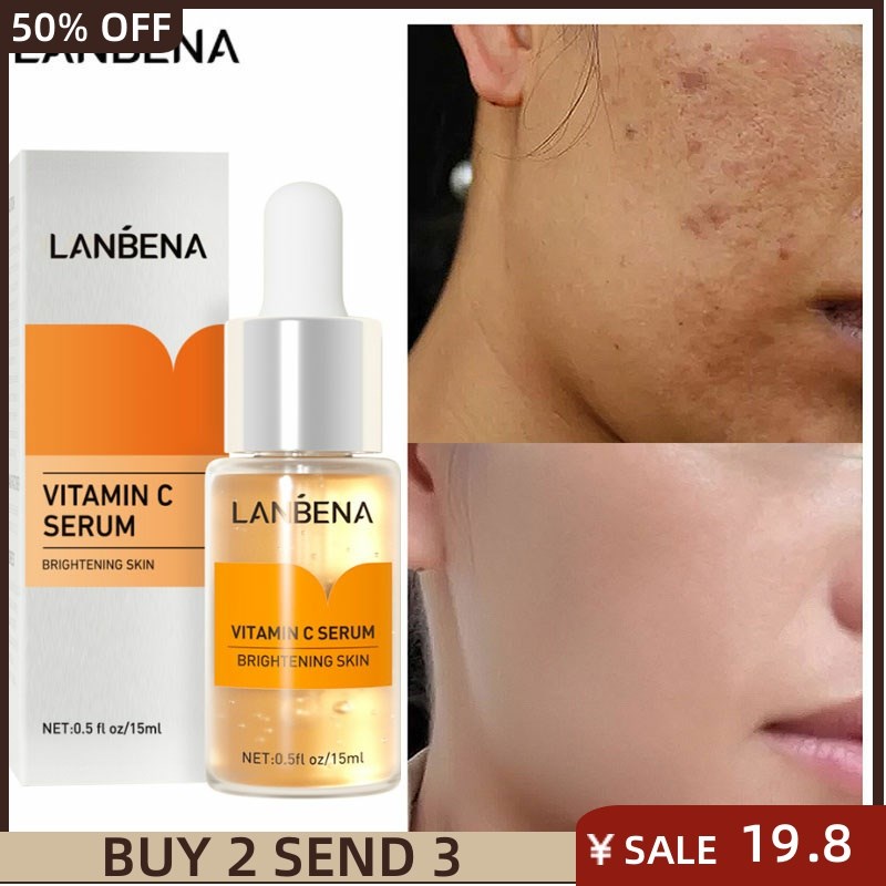Vitamin C Whitening Face Serum Lighten Spots Brightening