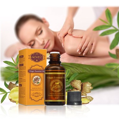 Plant Essential Oils Ginger Essential Oil Body Massage 30ML