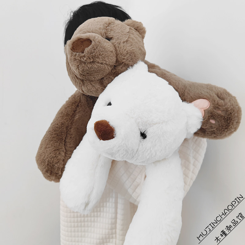 赛特嘟嘟新款柔软抱睡玩偶情侣创意棕熊毛绒玩具公仔北极熊生日礼,玩具/童车/益智/积木/模型,毛绒/玩偶/公仔/布艺类玩具,淘宝优惠券,粉丝福利购,淘宝优惠卷