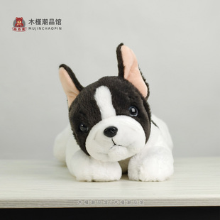 跨境出口抱睡狗狗玩偶圣伯纳小狗公仔送男友儿童不一样的生日礼物