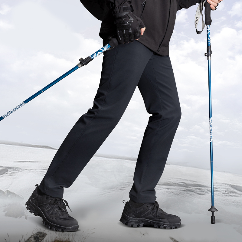 冲锋裤加绒加厚抗皱西裤