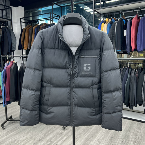 立领羽绒服断码处理商务休闲简约基础款保暖鸭绒衫男士外套爸爸装