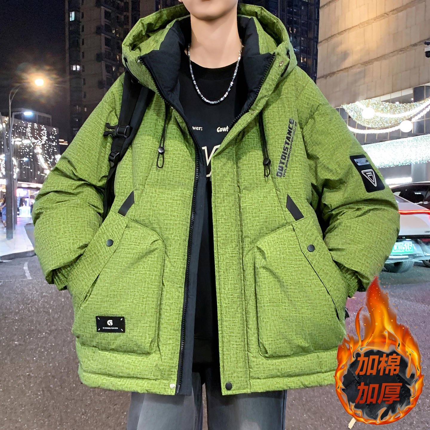 冬季宽松棉衣外套青少年羽绒棉服