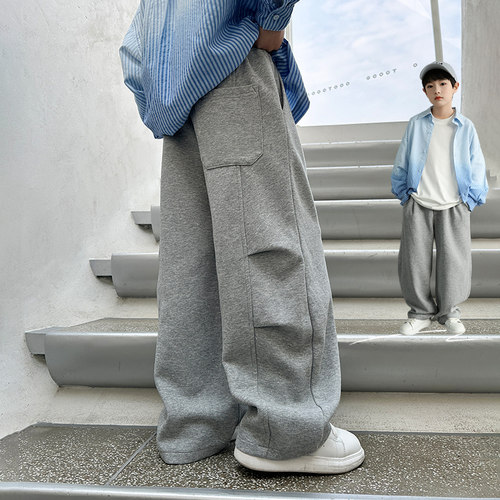 男童直筒裤春秋款2025新款