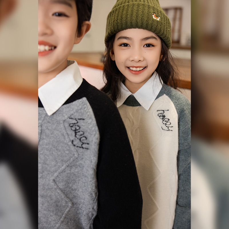 男童毛衣冬款羊绒衫2025新款