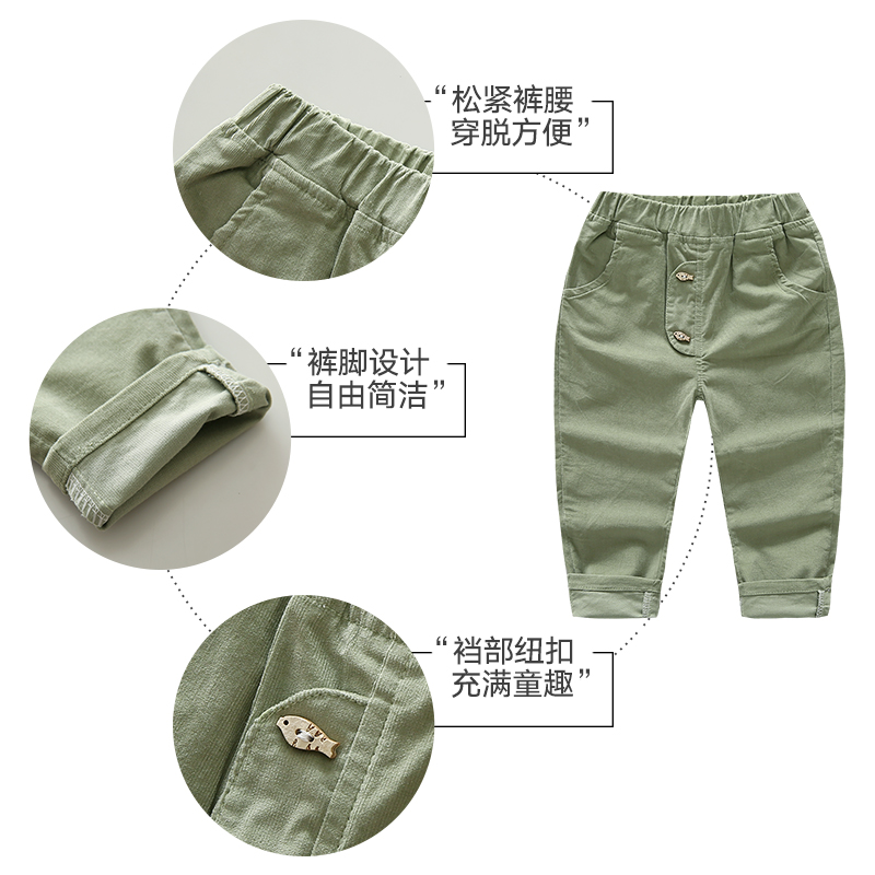 Pantalon garcon en Toile de coton - Ref 2057267 Image 3
