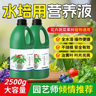 水培植物专用营养液富贵竹转运竹巴西木郁金香绿萝铜钱草通用肥料
