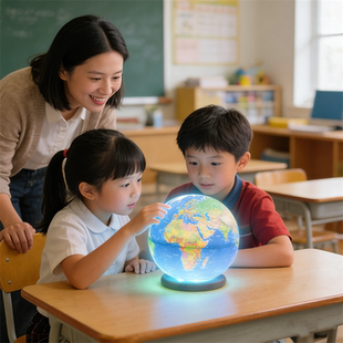 北斗智能AR地球仪儿童启蒙正版小学生用初中生摆件男女孩生日礼物