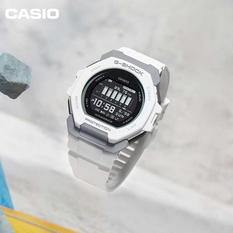 送礼推荐CASIO卡西欧手表男G-SHOCK运动计步学生电子手表GBD-300