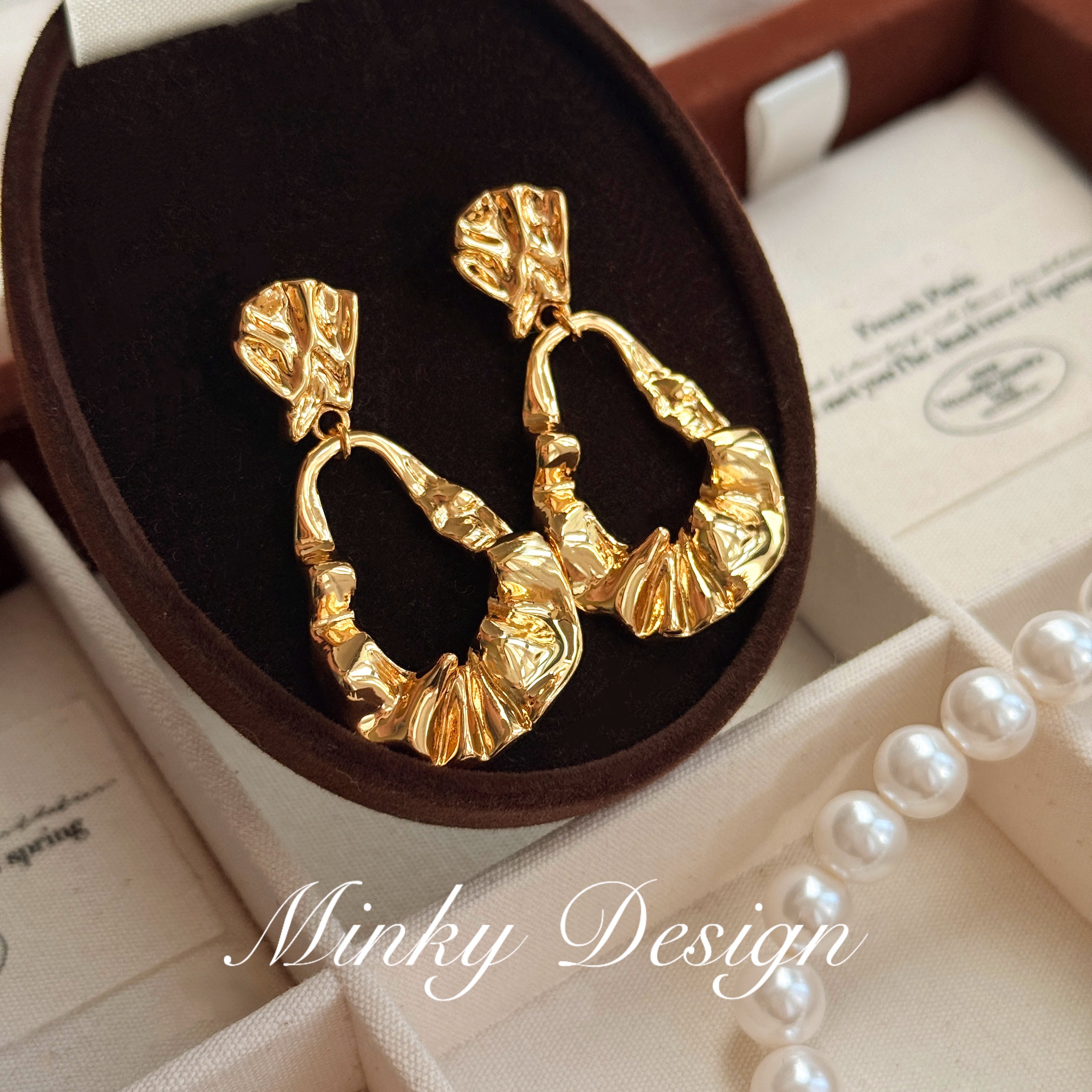 「耀夜鎏光」小众耳环高级感耳饰女无耳洞蚊香盘耳夹夸张耳钉金色,饰品/流行首饰/时尚饰品新,耳夹,淘宝优惠券,粉丝福利购,淘宝优惠卷