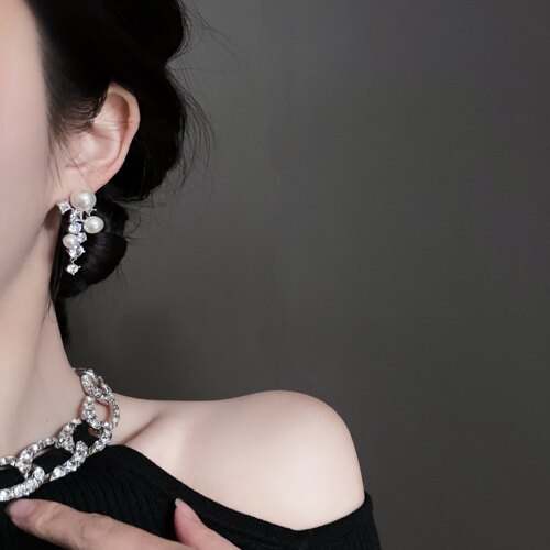 顶楼奢华名媛大女主视感耳饰