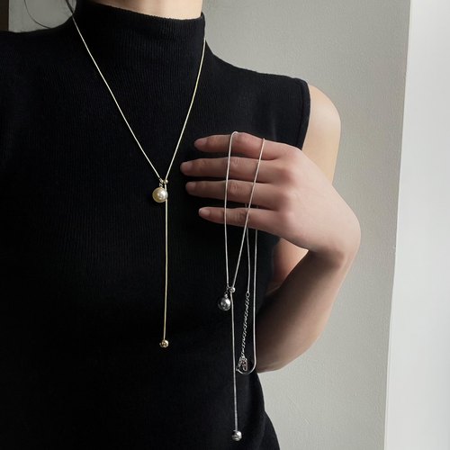 气质施家珍珠小众项链