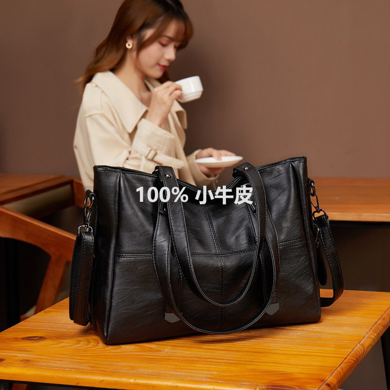 真皮女包包大容量2025新款时尚单肩托特包斜挎包女士大气手提包潮,箱包皮具/热销女包/男包,托特包,淘宝优惠券,粉丝福利购,淘宝优惠卷
