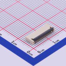 F0504-H-22-20T-R FFC/FPC连接器 0.5mm P数:22 翻盖式 双侧触点/