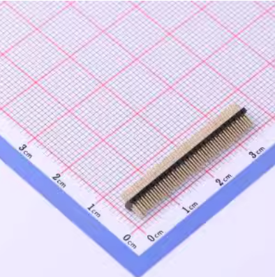 X1321WV-2x27J-C30D23 排针 1.27mm 2x27P 直插 方针 存储器