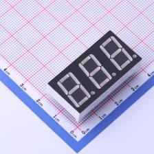 SLR0563DY2C1BD-4.8 LED数码管 三位 黄色 共阴 0.56\