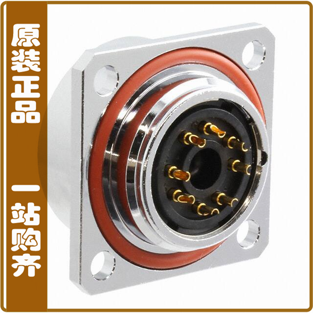 JB5AX08YL3030【CONN CIRC RCPT 8POS SOLDER CUP】