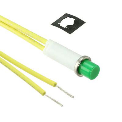 2194A5-12V【LAMP NEON INCAND GREEN PNL MNT】