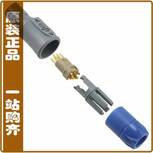 MALE GOLD XAN.M08.GLA.6GZ CUP PLUG SLDR CONN