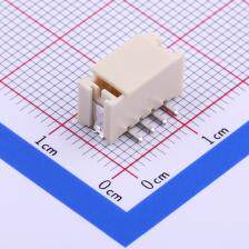 HX20007-4AB 线对板/线对线连接器 PH 2mm 1x4P 立贴 母座