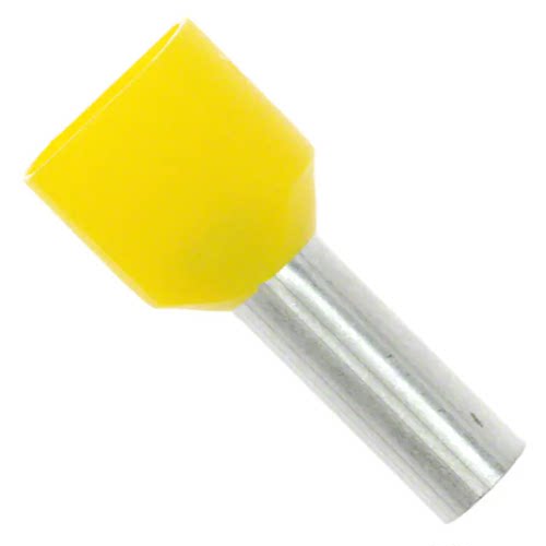 13141060【CONN FERRULE DIN TWO X 10AWG YLW】