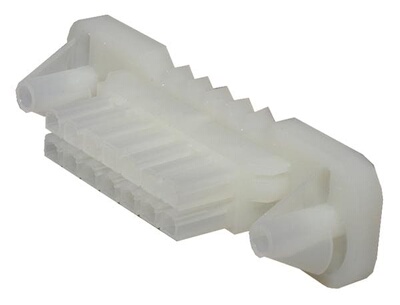 15-06-0140[ RECPT DUAL ROW 14POS w/panel mount ears]