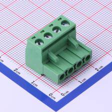 2EDGK-5.08-04P-14-1000A(H) 插拔式接线端子 插头 5.08mm 排数:1