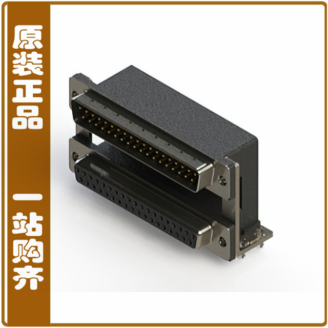 663-037-664-03C【CONN D-SUB PLUG/RCPT 37P R/A SLD】