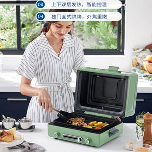 摩飞MR8800电烤箱家用大容量控温多功能烘焙煎烤蛋糕一体烧烤12L