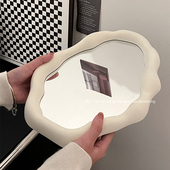 化妆镜ins女学生宿舍台式 桌面云朵镜子家用梳妆台高清大号梳妆镜