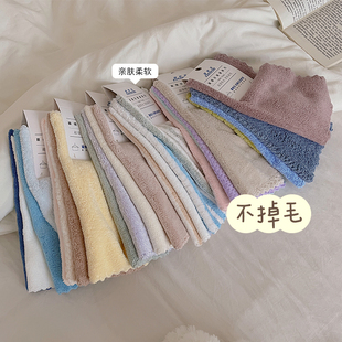 抹布厨房专用家用吸水不掉毛小毛巾懒人擦桌布洗碗清洁百洁布 4条