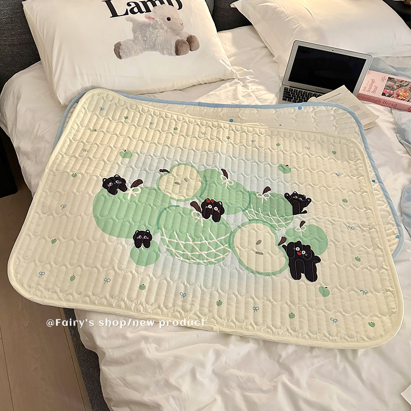 可爱姨妈垫可水洗防滑生理期防侧漏防水高颜值四季通用隔尿床垫子
