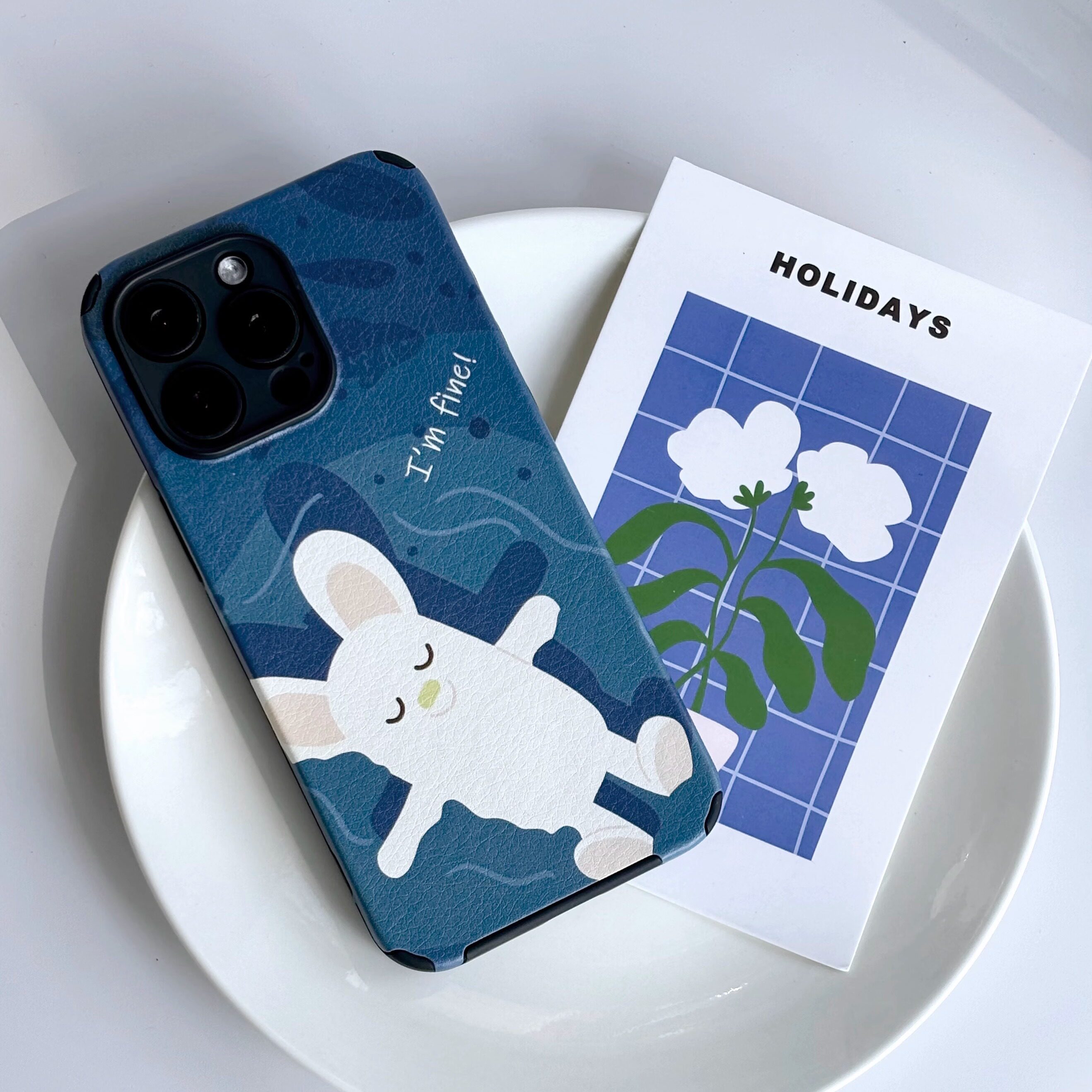 maomao 躺平兔我很好 苹果iphone 15 14 13 12promax华为小米oppo超好看全包可爱imd小羊