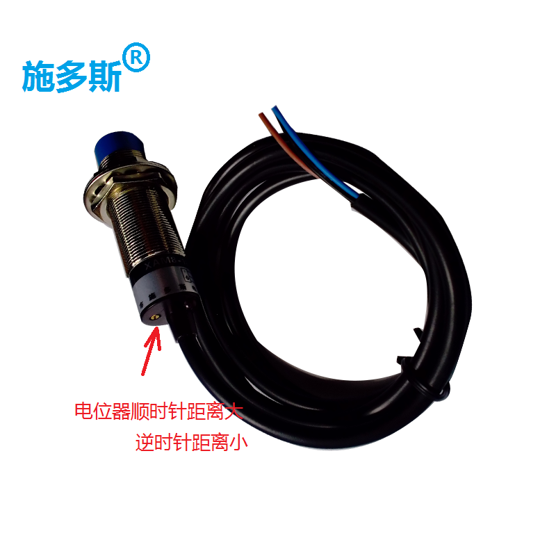 M12电容式接近开关CA12-4NA直流三线NPN常开CAM4-12GM-N1