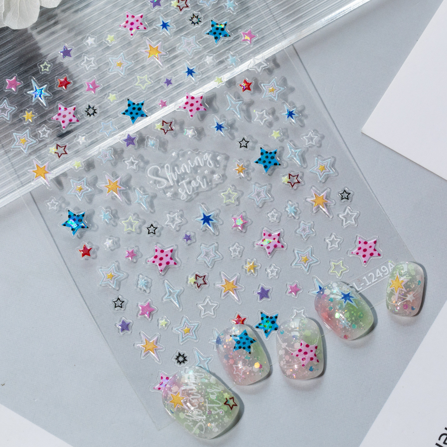 炫彩多巴胺春日缤纷美甲贴纸油画小花春暖花开可爱贴纸指甲贴片手,彩妆/香水/美妆工具,美甲工具,淘宝优惠券,粉丝福利购,淘宝优惠卷