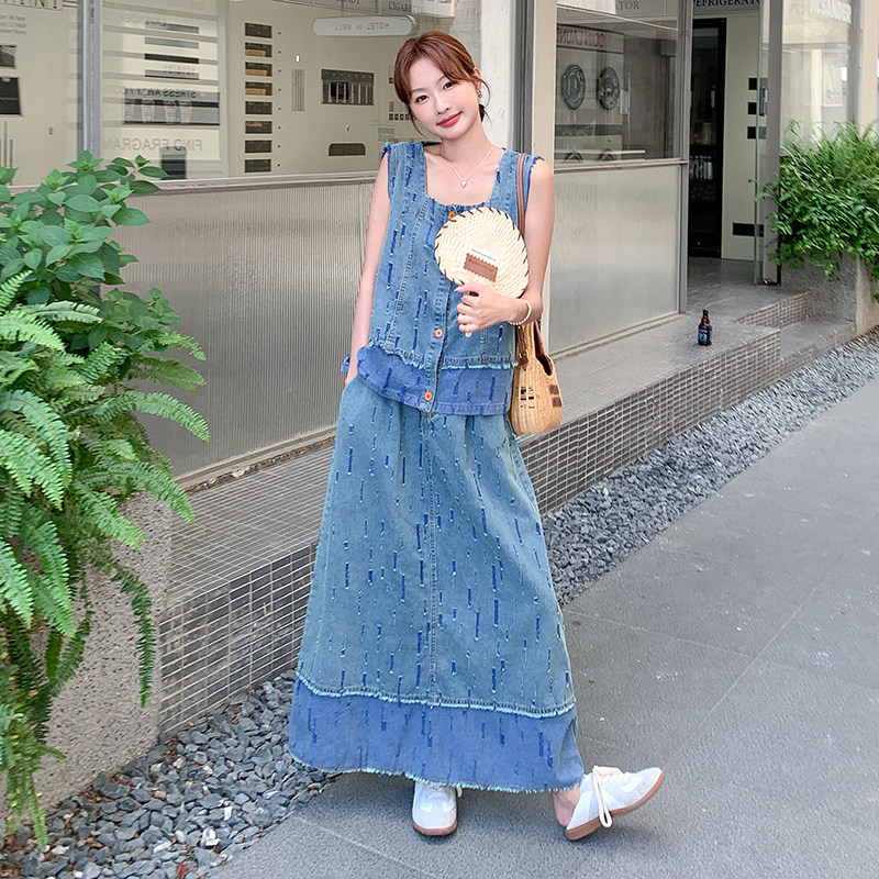 款号7737牛仔套装P185K268,女装职业装,浙宝173（原浙宝279）