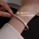 s925银手镯女简约情侣新品 满天星镯子个性 百搭送女友