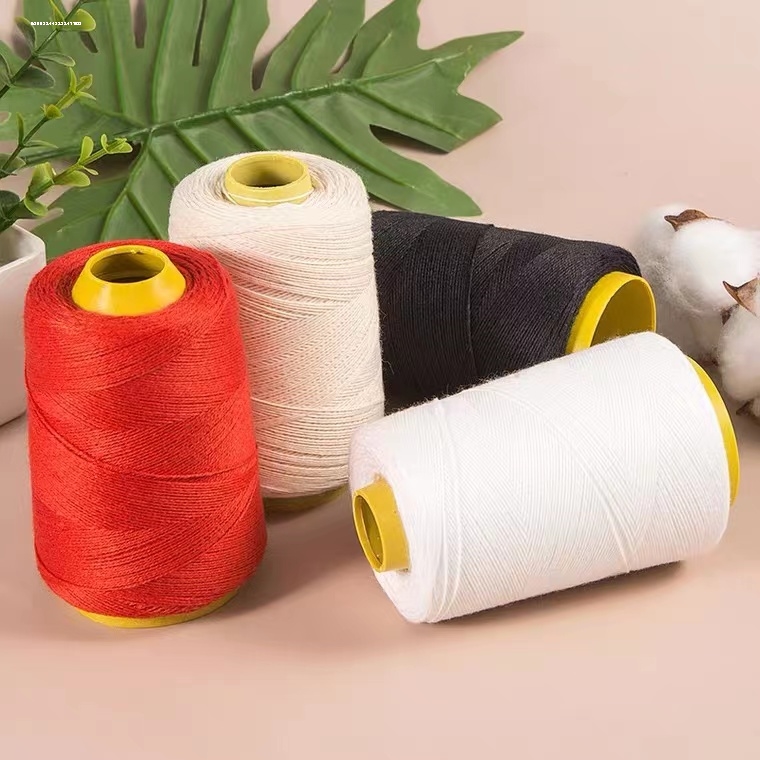 缝被子专用针线线白棉线老式手工家用手缝针线大卷缝衣线粗线黑色