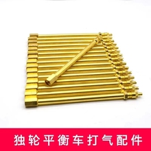 滑板独轮车电动车美嘴延长嘴儿童自行车平衡车小米充气加长管打气