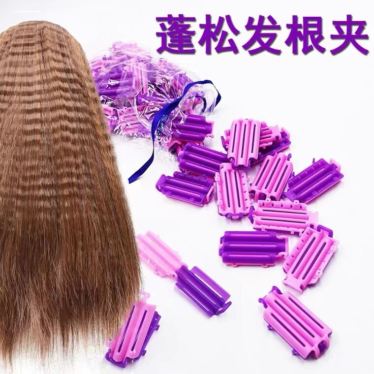 发根蓬松烫夹子烫玉米须杠子夹子蓬松发根烫发根头顶烫发杠内蓬隐图片