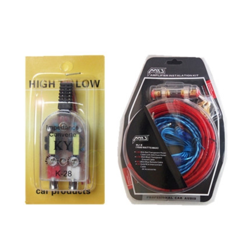 汽车影音低音炮套线车载音响改装功放电源控制连接线车用音频线材